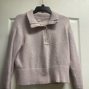 Sonoma Women's Light Pink Turtleneck Sweater